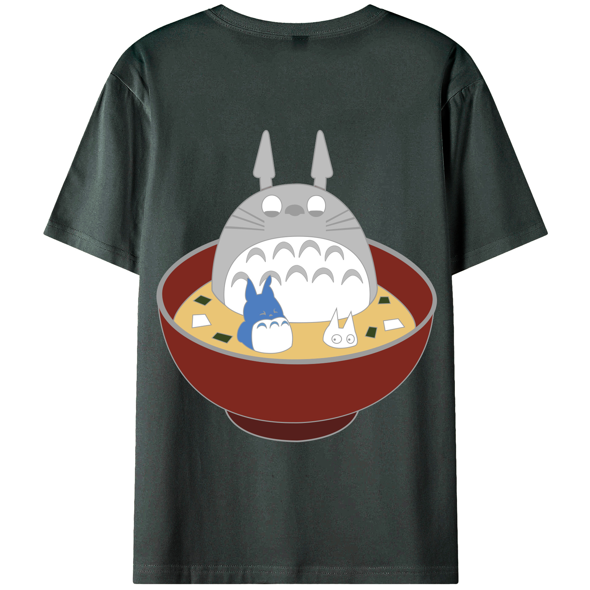 （画像用） となりのトトロ 草壁メイ 草壁サツキ My Neighbor Totoro Satsuki Kusakabe Mei Kusakabe 綿100％ メンズ半袖Tシャツ（バックプリント） 通気性